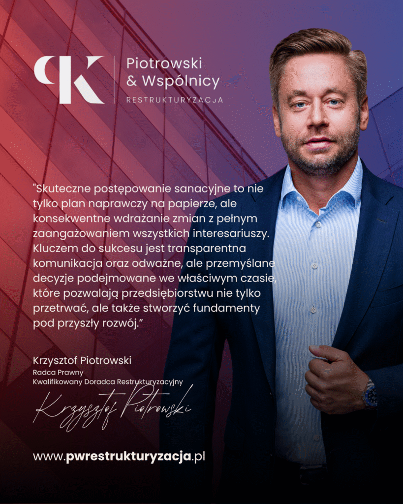 Skuteczne postępowanie sanacyjne - Krzysztof Piotrowski