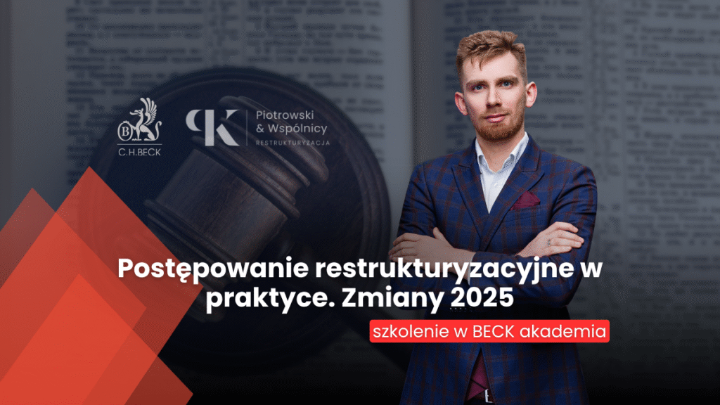 szkolenie ze zmian w prawie restrukturyzacujnym