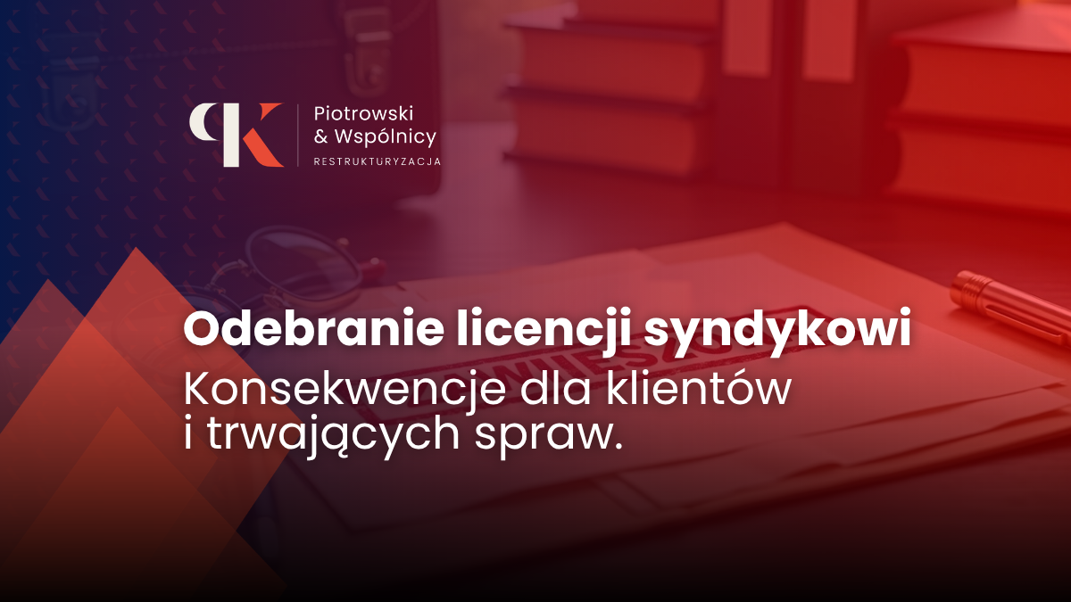 odebranie licencji syndykowi