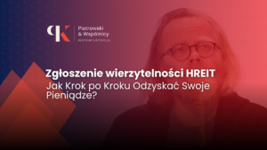 Zgłoszenie wierzytelności HREIT